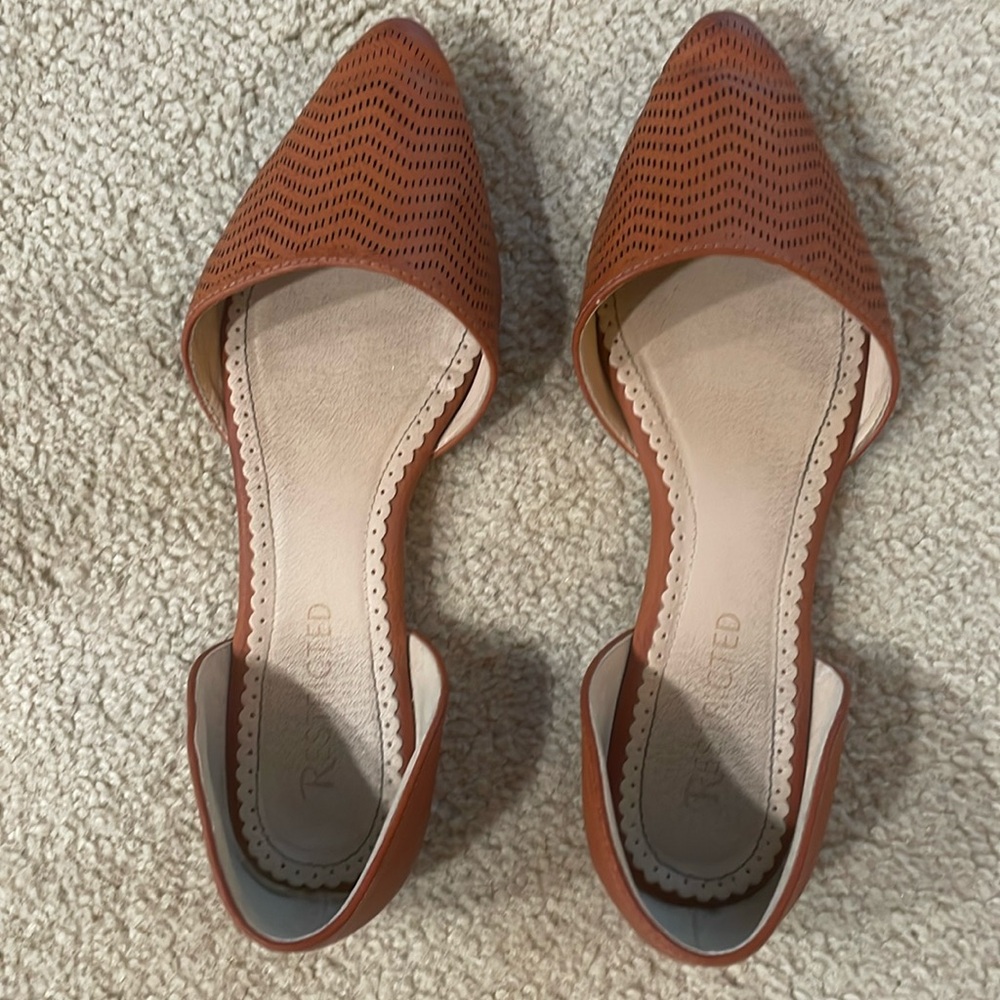 Camel colored flats.